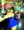 Lady, photo blurred