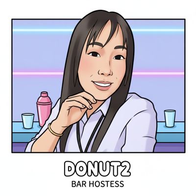 Donut's public illustrated portrait